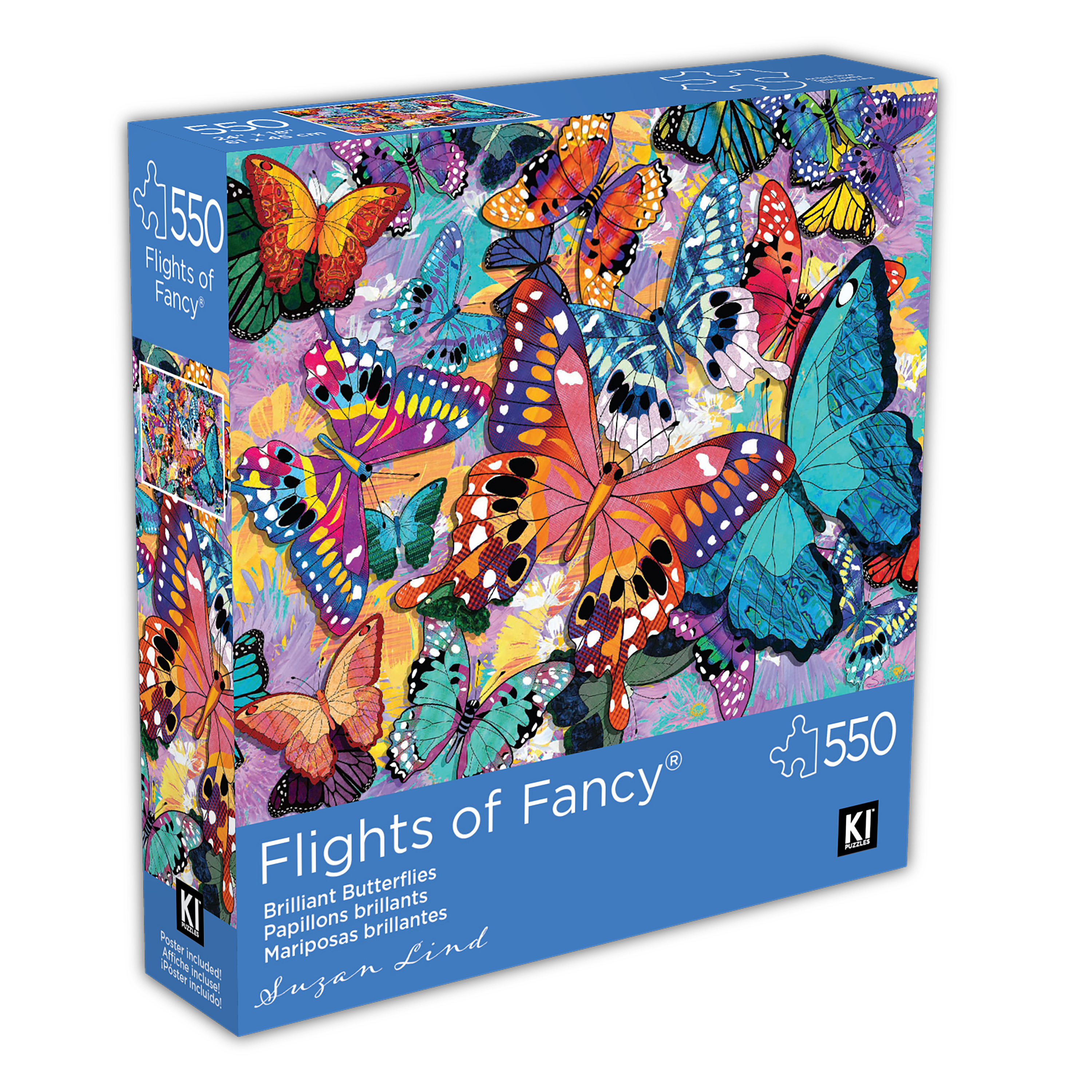 Flights of Fancy - Brilliant Butterflies (550pcs)