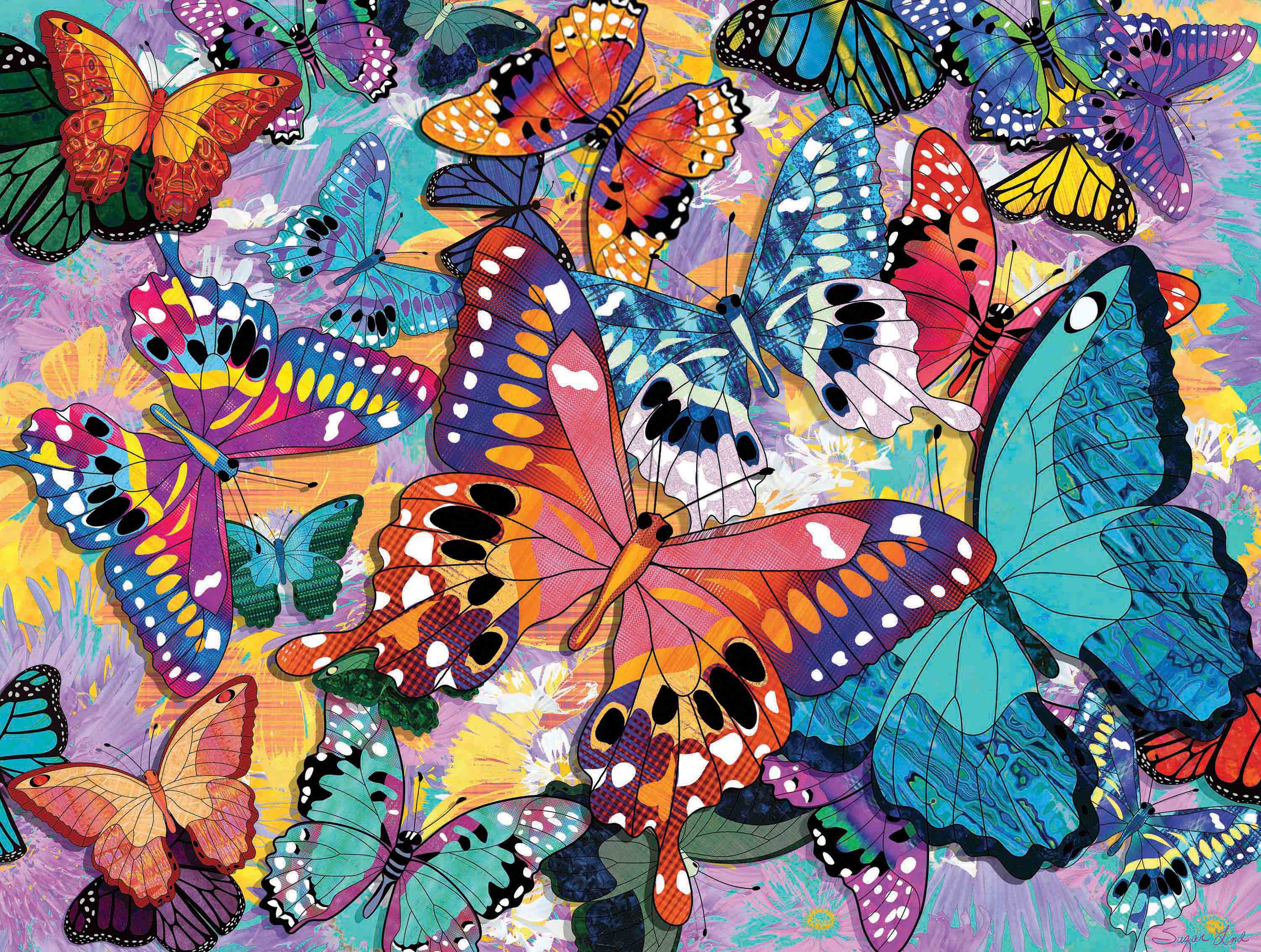 Flights of Fancy - Brilliant Butterflies (550pcs)