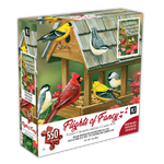 Flights of Fancy - Backyard Birds Fall Feast, William Vanderdassor (550pcs)