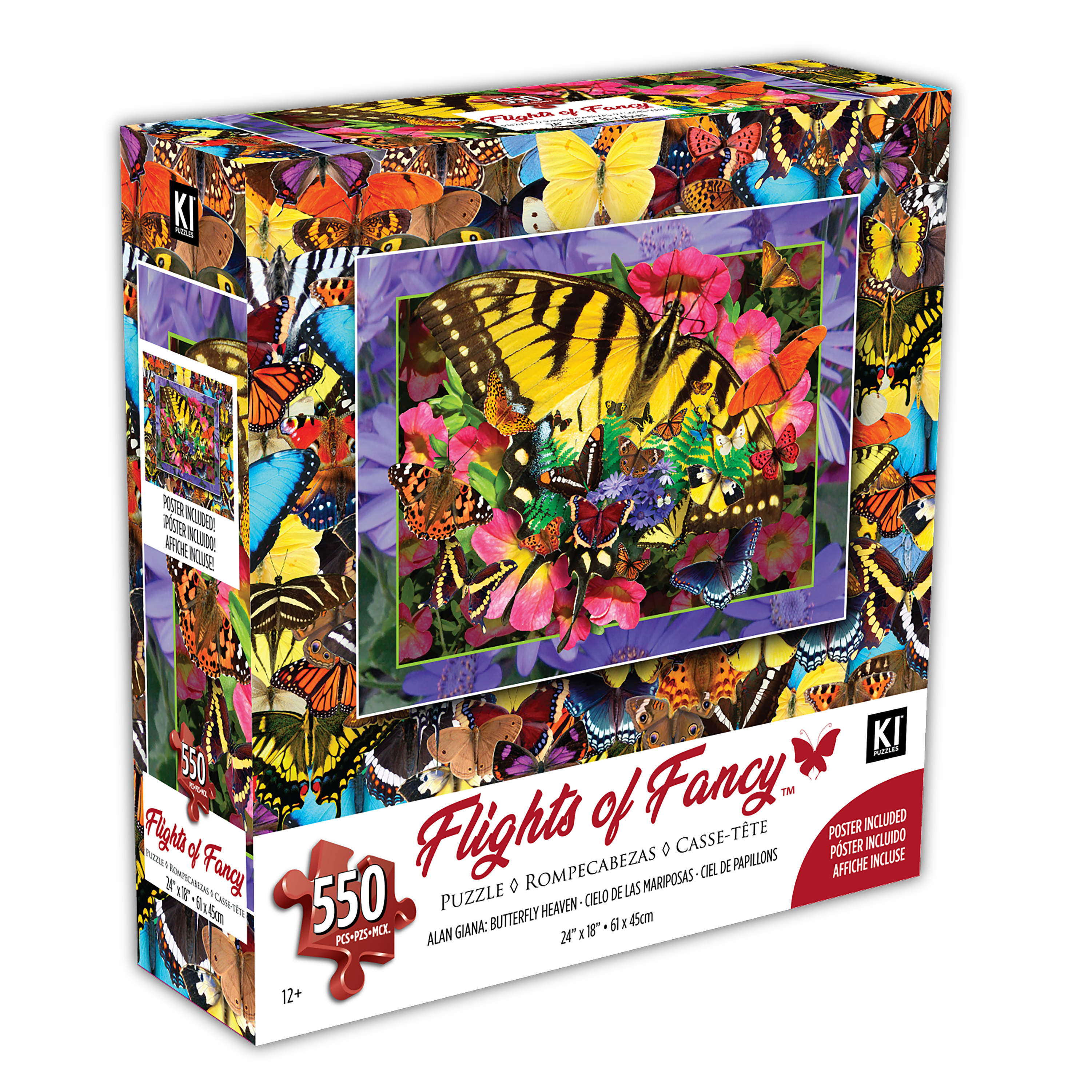 Flights of Fancy - Butterfly Heaven, Alan Giana (550pcs)