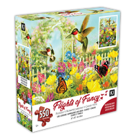 Flights of Fancy - Hummingbirds & Arbor, Greg Giordano (550pcs)
