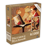 Boy Reading Catalog, Norman Rockwell (1000pcs)