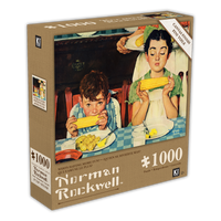PFG Who's Having More Fun? Norman Rockwell (1000pcs) (Usage/Used - PUZZLES FOR GOOD)