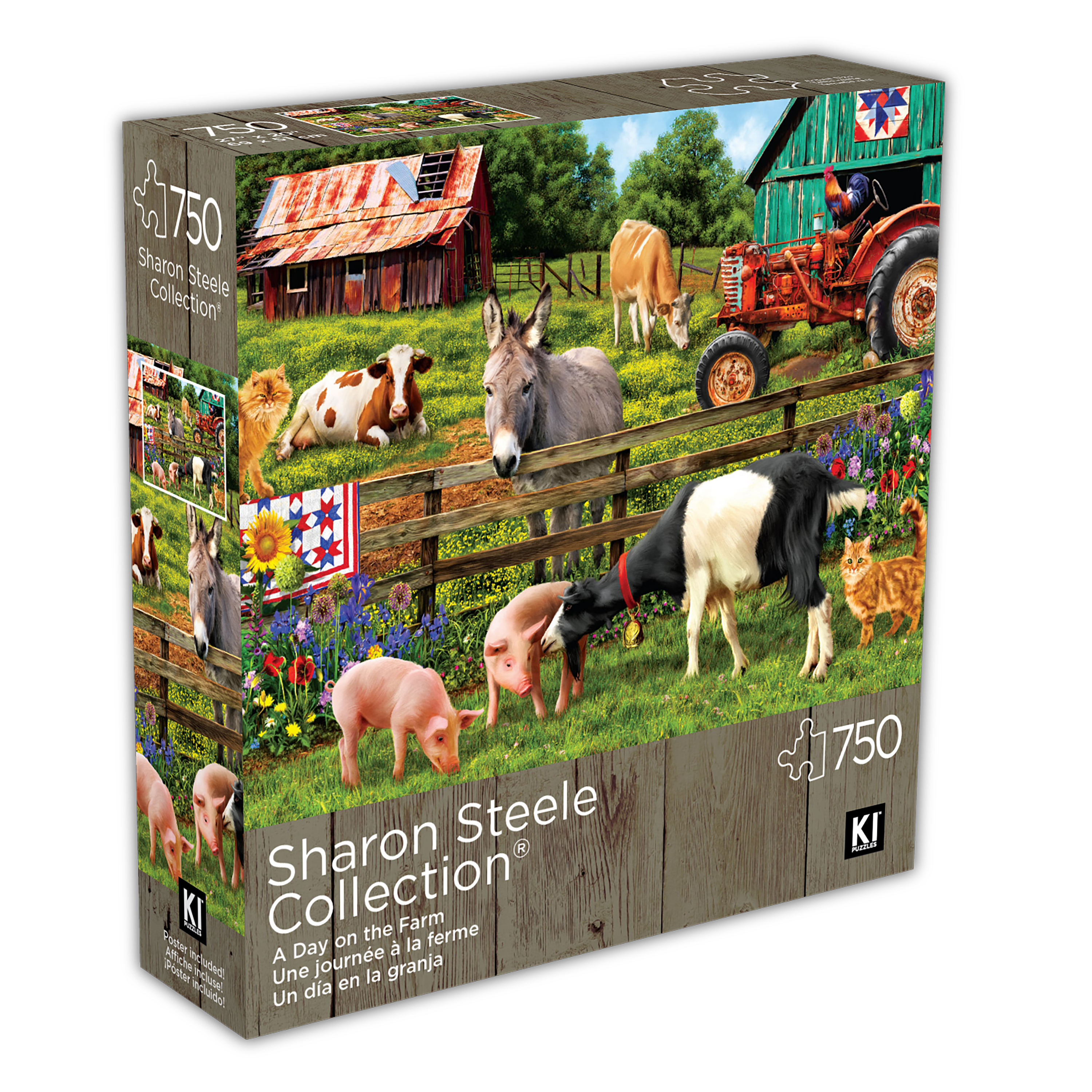 A Day On The Farm, Sharon Steele (750pcs)