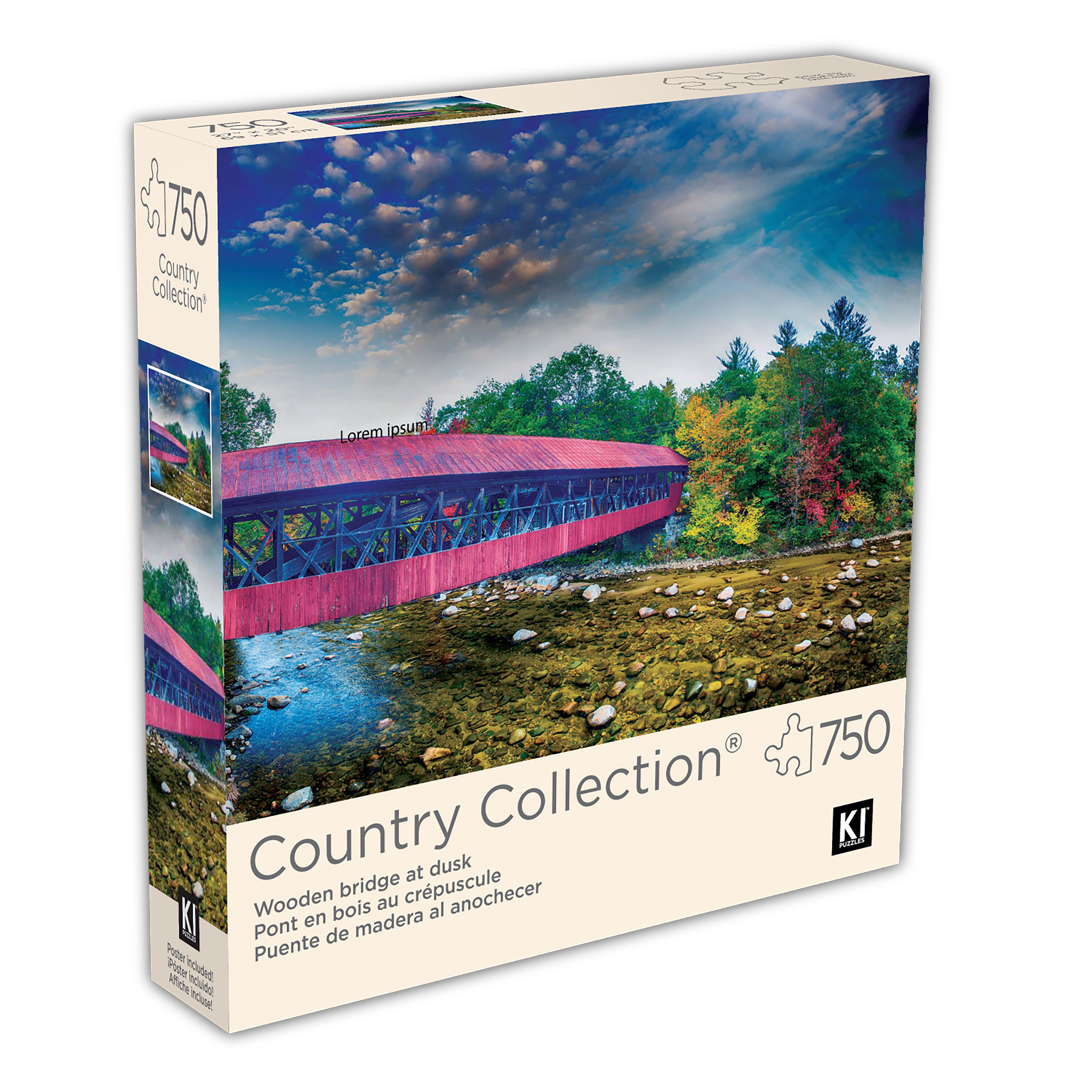 Country Collection - Wooden Bridge at Dusk (750pcs)