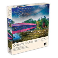 Collection de pays - Bridge en bois au crépuscule (750pcs)