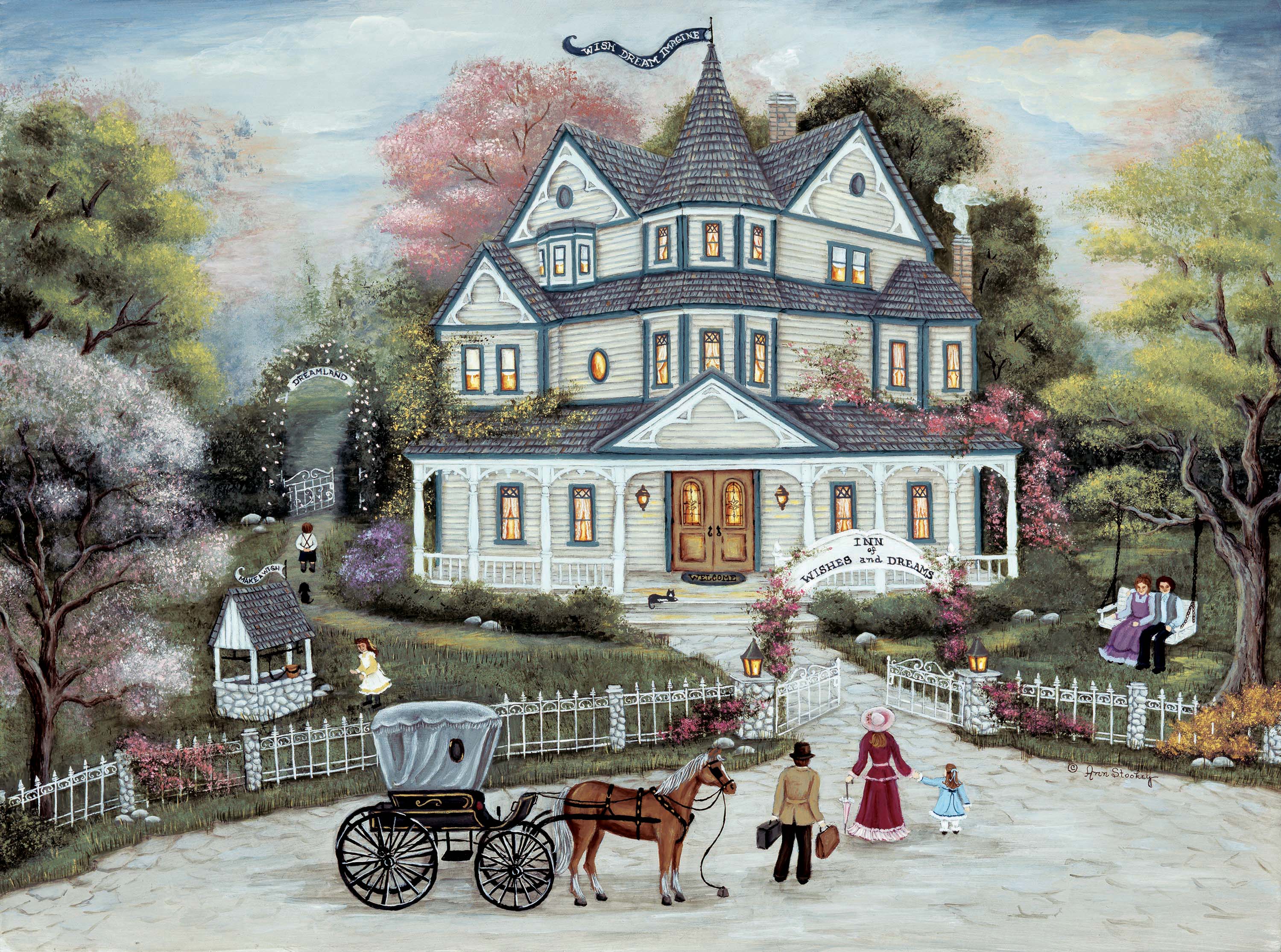 Country Collection - The Inn of Wishes and Dreams, Ann Stookey (750pcs)