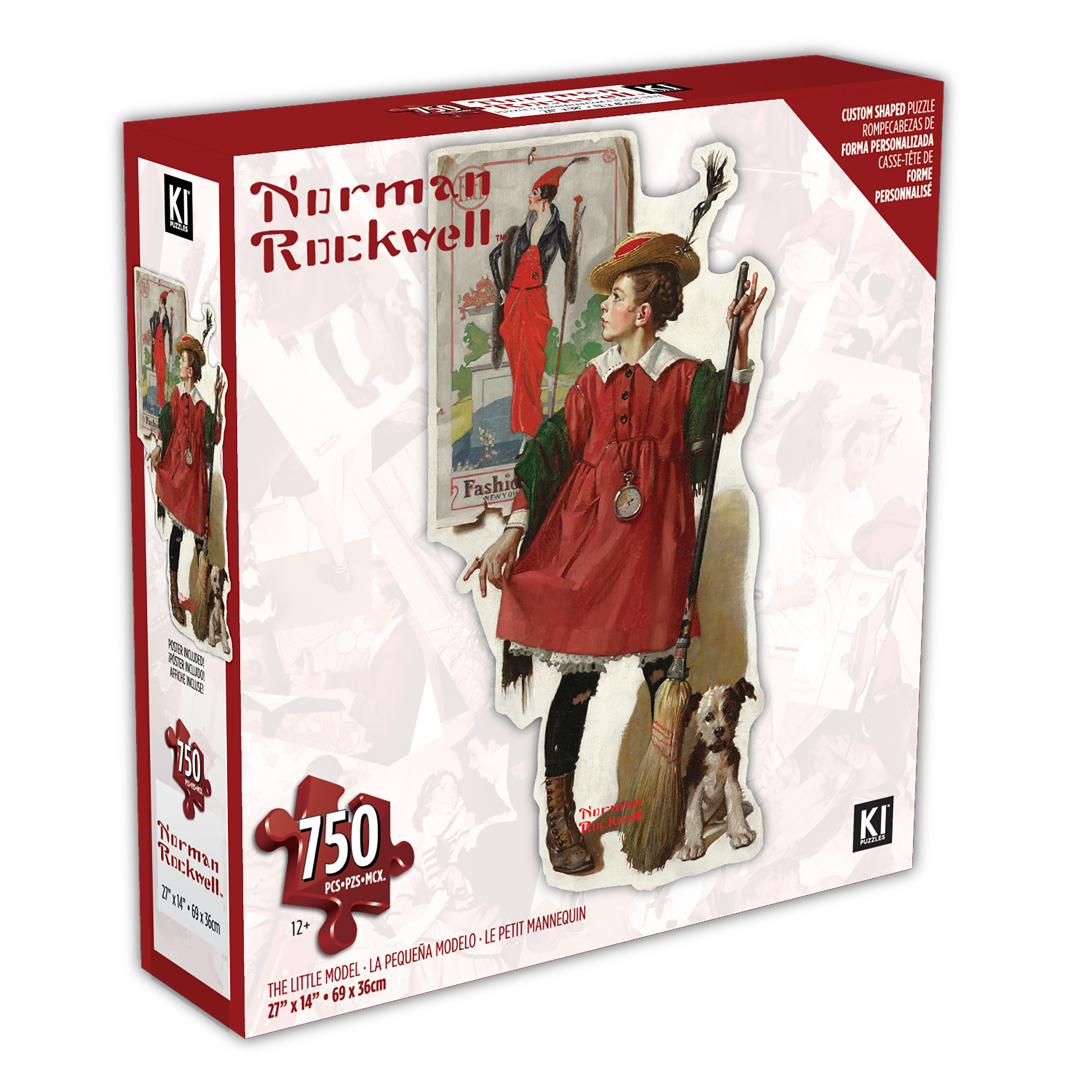 The Little Model, Norman Rockwell (SHAPED) (750pcs)