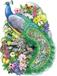 Peacock of India, Rosiland Salomon (en forme) (300pcs)