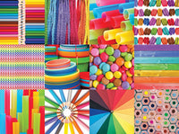 Collage coloré - Couleurs arc-en-ciel (1000pcs)