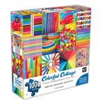 Collage coloré - Couleurs arc-en-ciel (1000pcs)