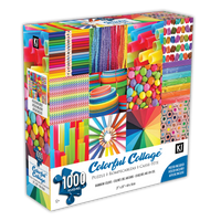 Collage coloré - Couleurs arc-en-ciel (1000pcs)