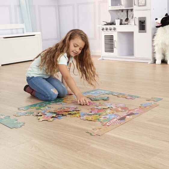 Melissa & Doug Natural Play Floor Puzzle: America the Beautiful