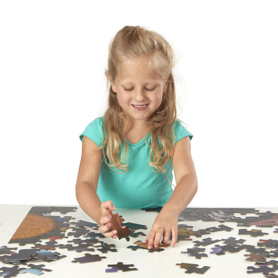 Puzzle de jeu naturel: espace extérieur