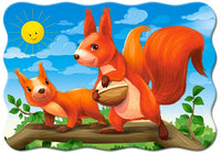 Squirrel Mom and Her Baby