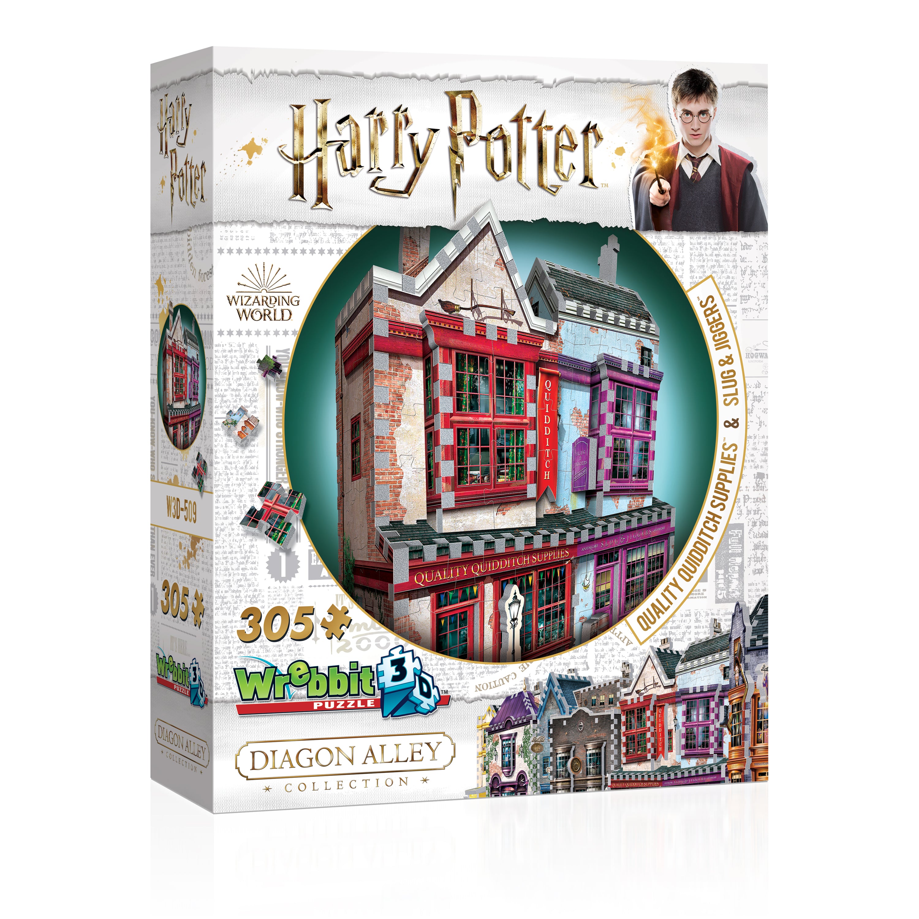 Harry Potter 3D - Quality Quidditch Supplies and Slug and Jiggers (305pcs)