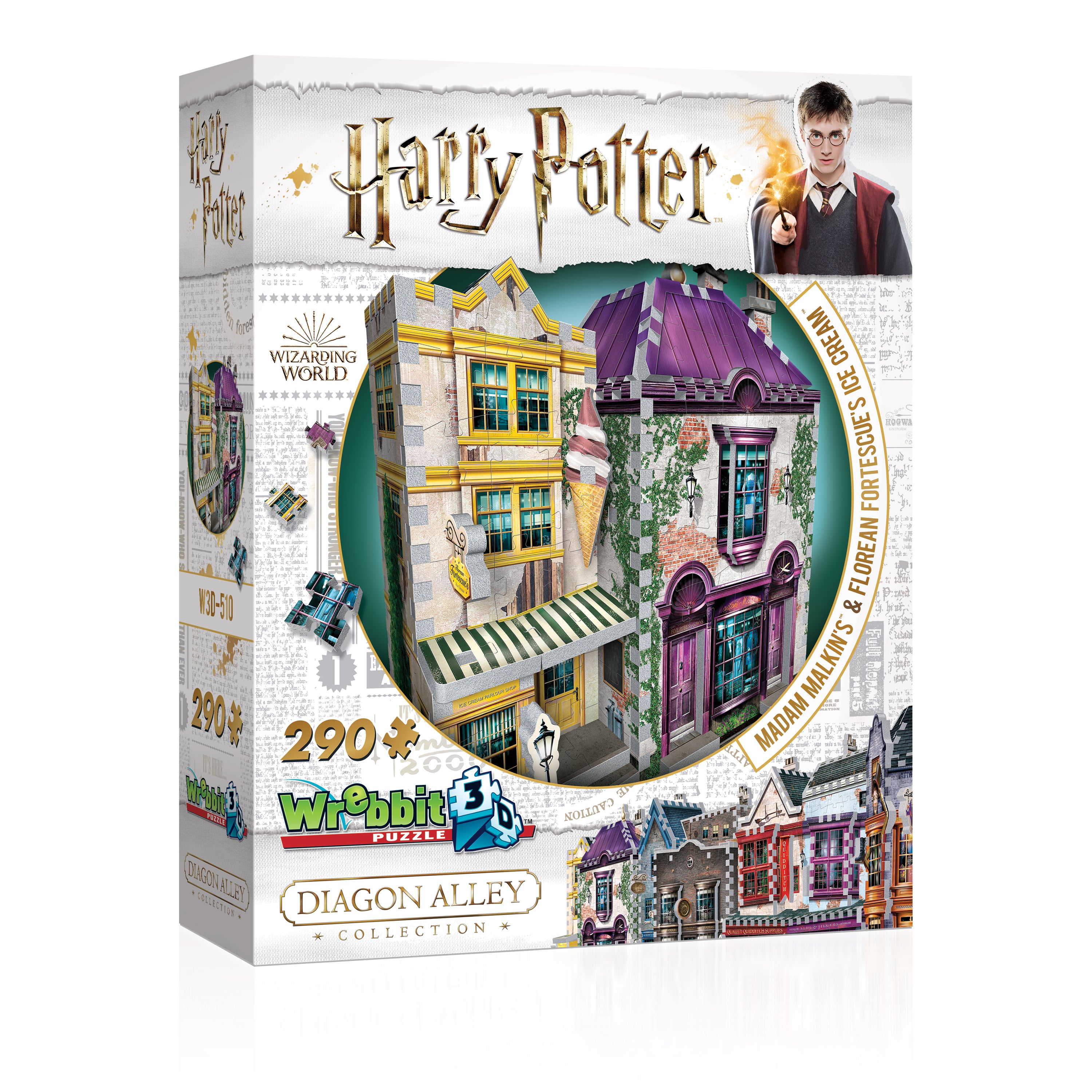 Harry Potter 3D - Madam Malkin’s and Florean Fortescue’s Ice Cream (290pcs)