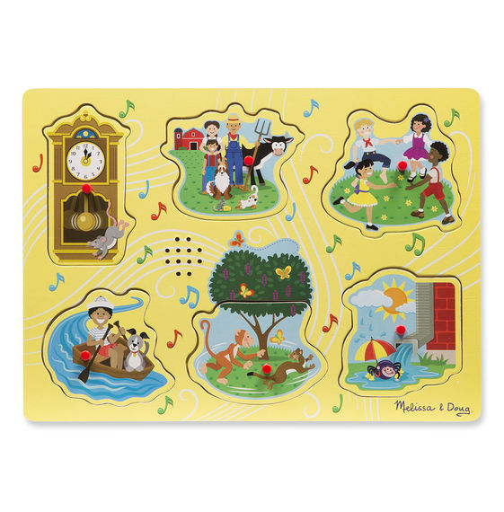 Sing-Along Nursery Rhymes (Peg Tray Puzzle)