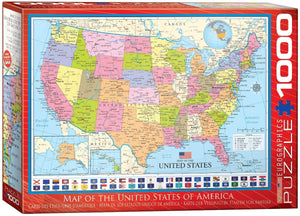 PFG Map of the United States of America (Usage/Used - PUZZLES FOR GOOD)
