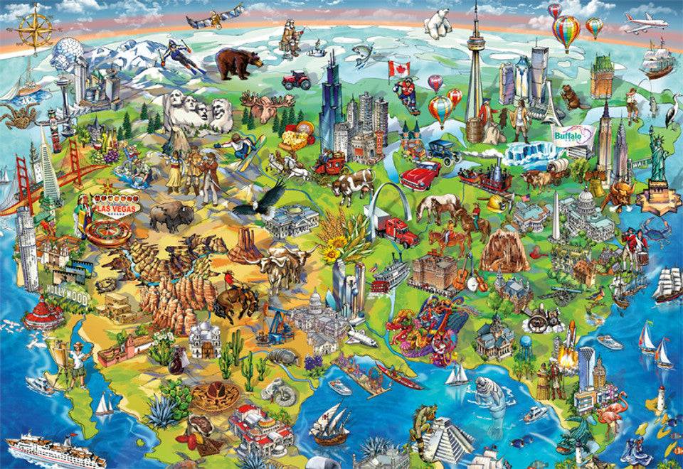 North American Wonders (2000pcs)