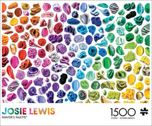 PFG Painter's Palette, Josie Lewis (1500pcs) (Usage/Used - PUZZLES FOR GOOD)