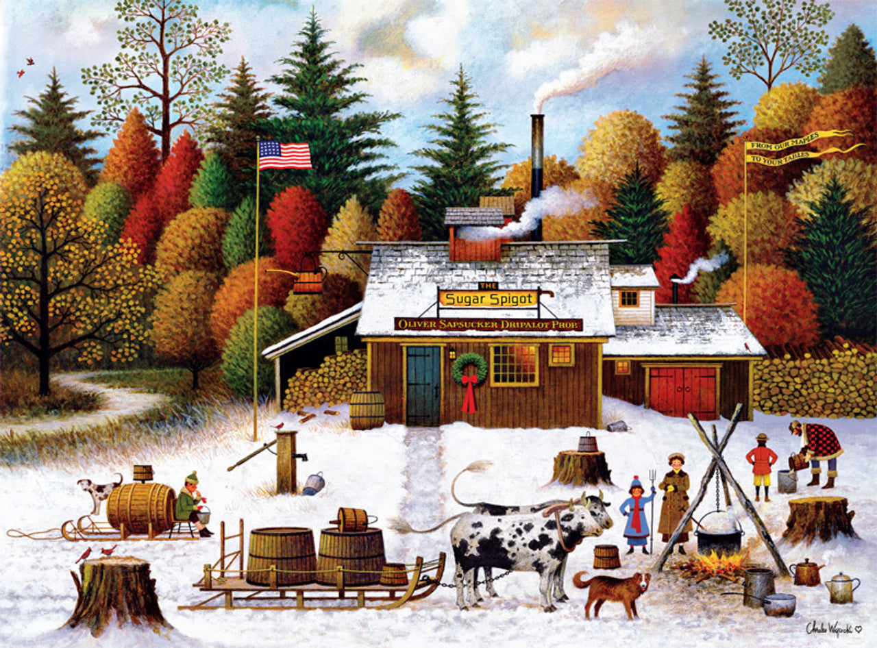 Vermont Maple Tree Tappers, Charles Wysocki (1000pcs)