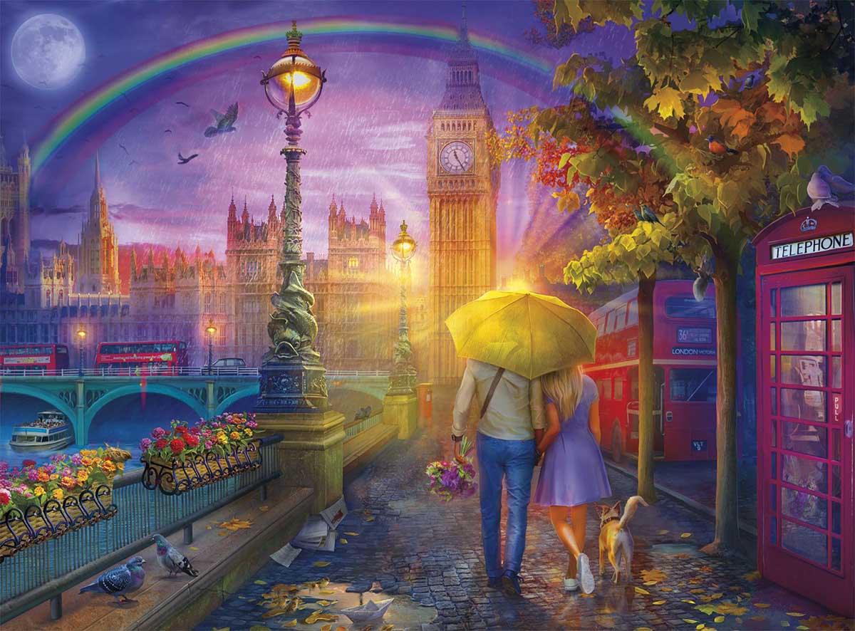 Night & Day: London Rain