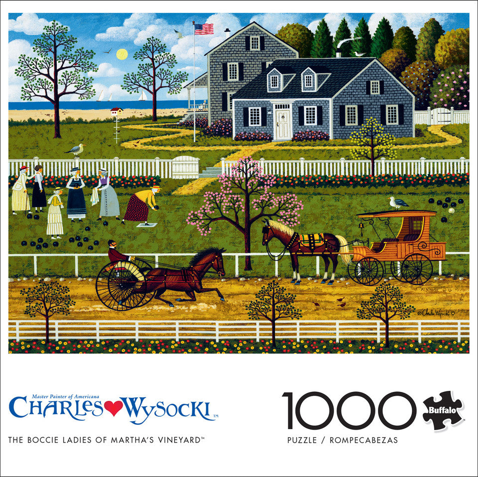Les dames Boccie de Martha's Vineyard, Charles Wysocki (1000pcs)