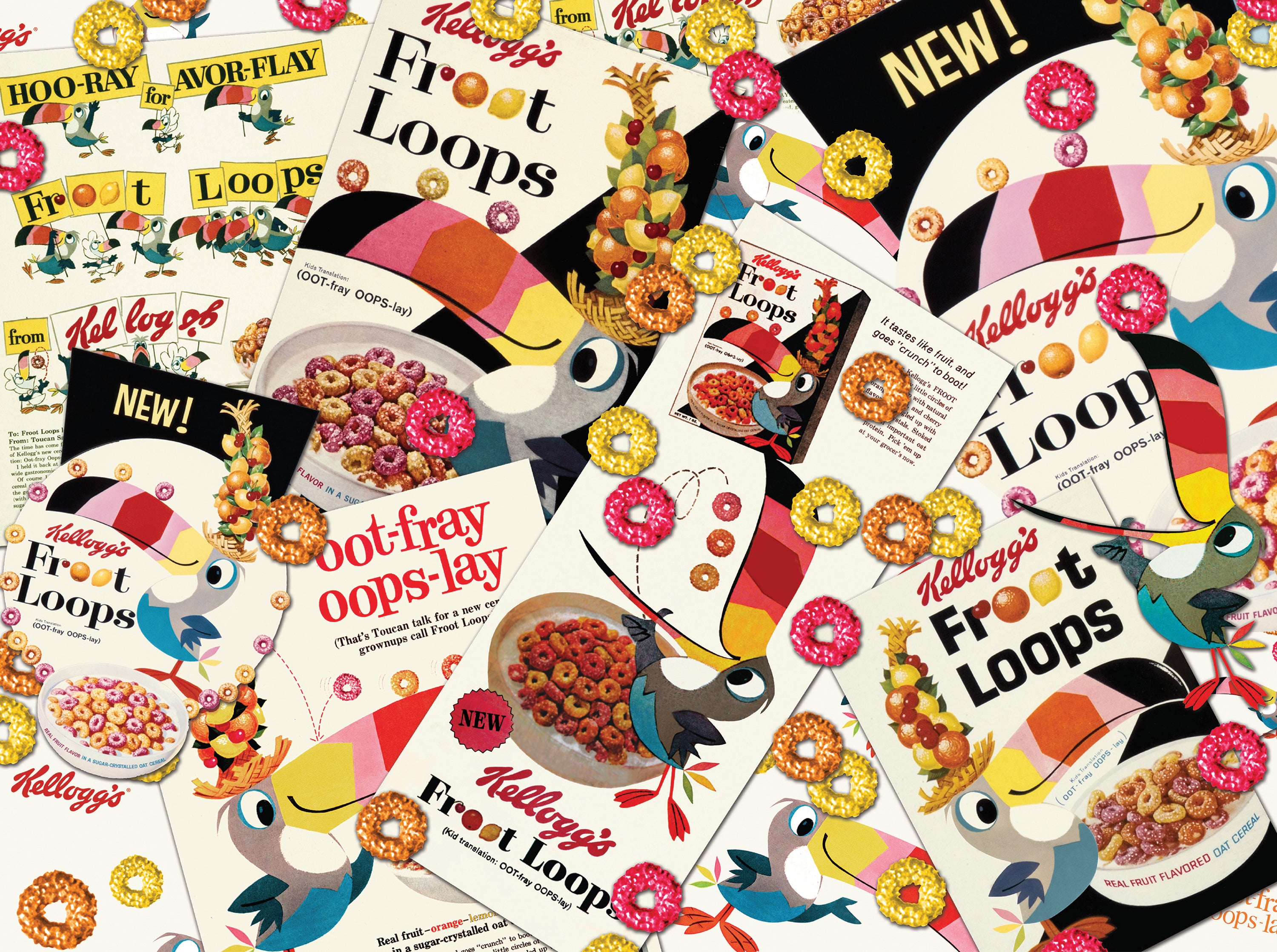Vintage Kellogg's - Retro Froot Loops (1000pcs)
