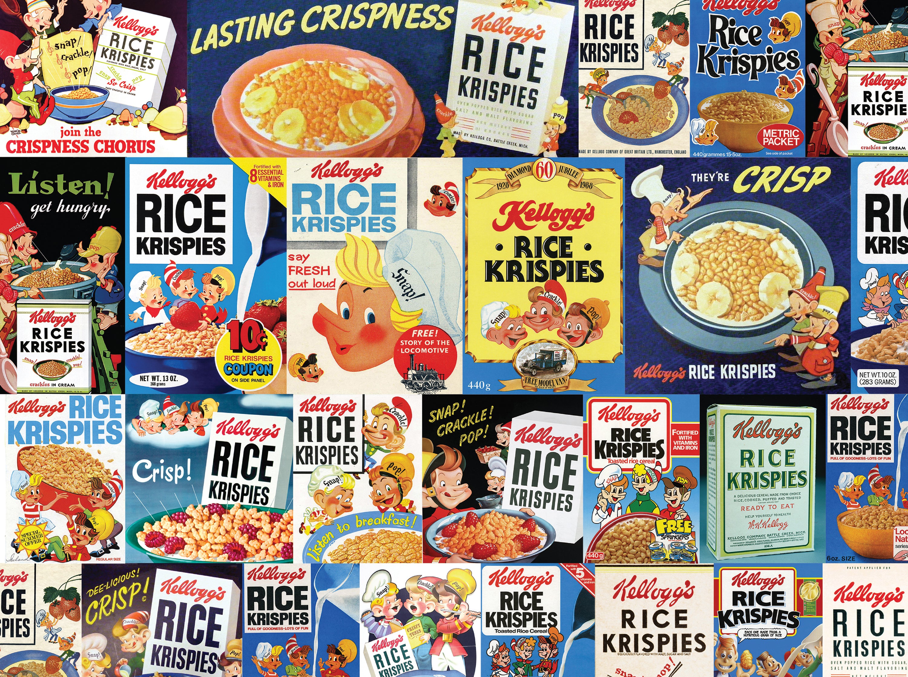 Vintage Kellogg's - Snap, Crackle & Pop (1000pcs)