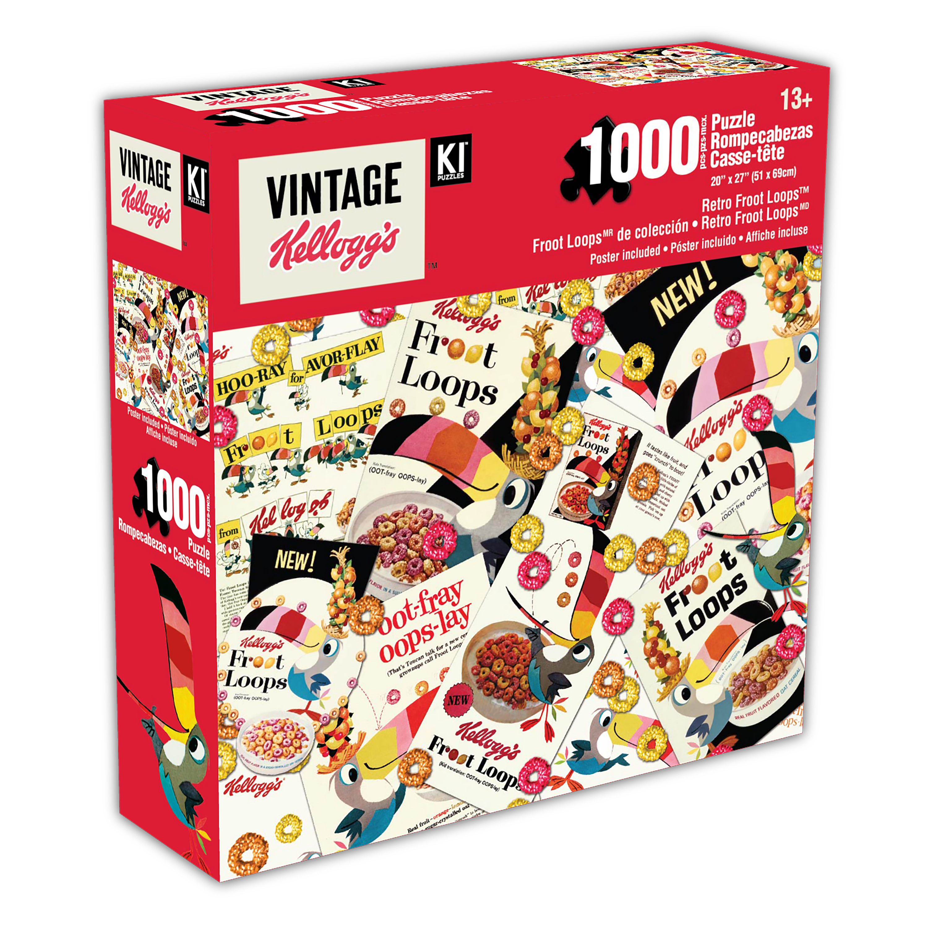 Vintage Kellogg's - Retro Froot Loops (1000pcs)
