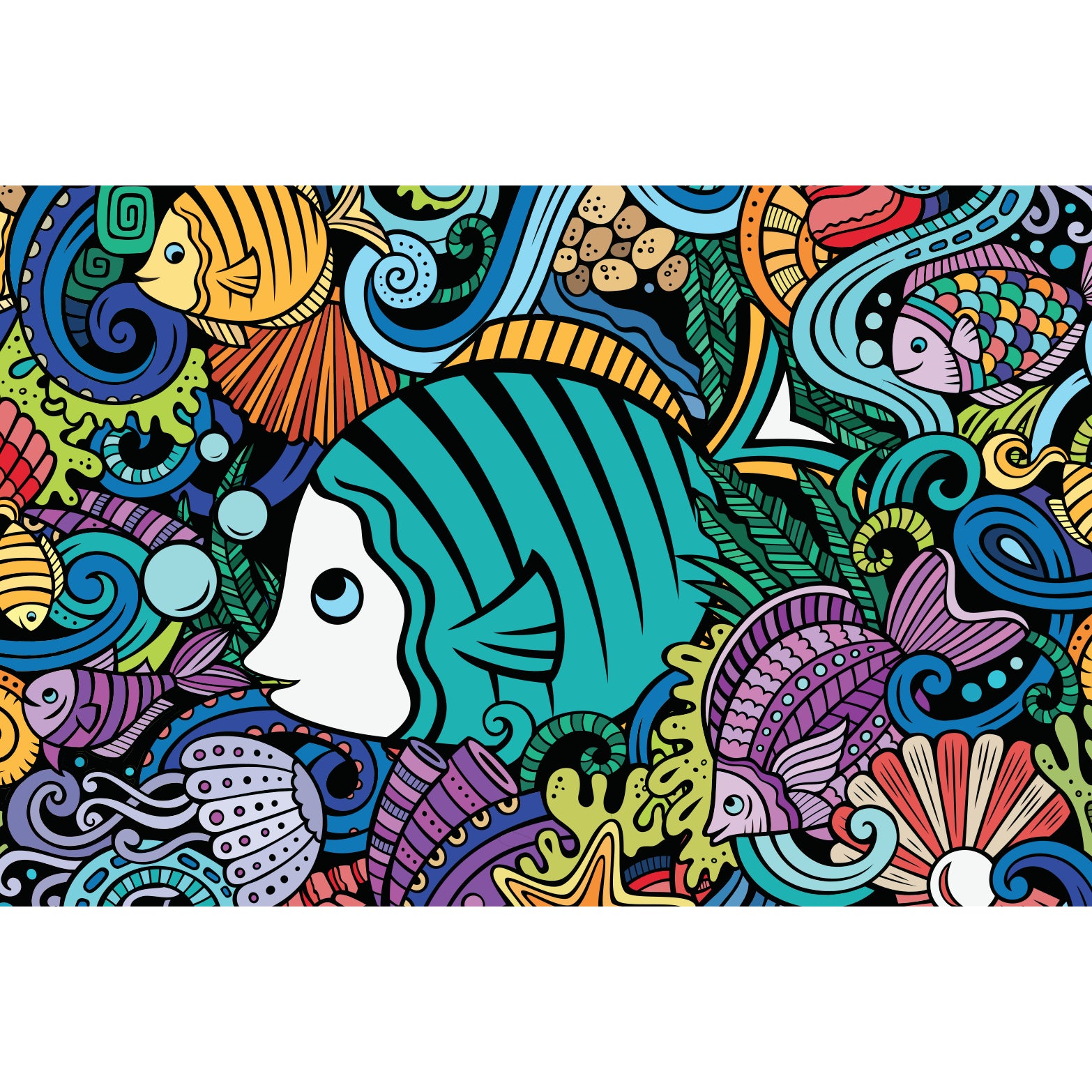 Fish Doodle - Mini Puzzle