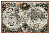 Carte du monde historique