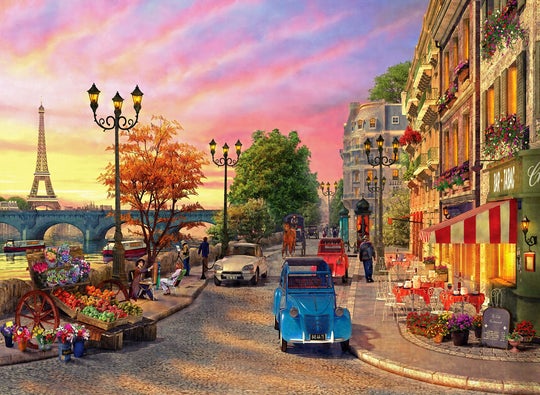 Seine Sunset, Dominic Davison (1000pcs)