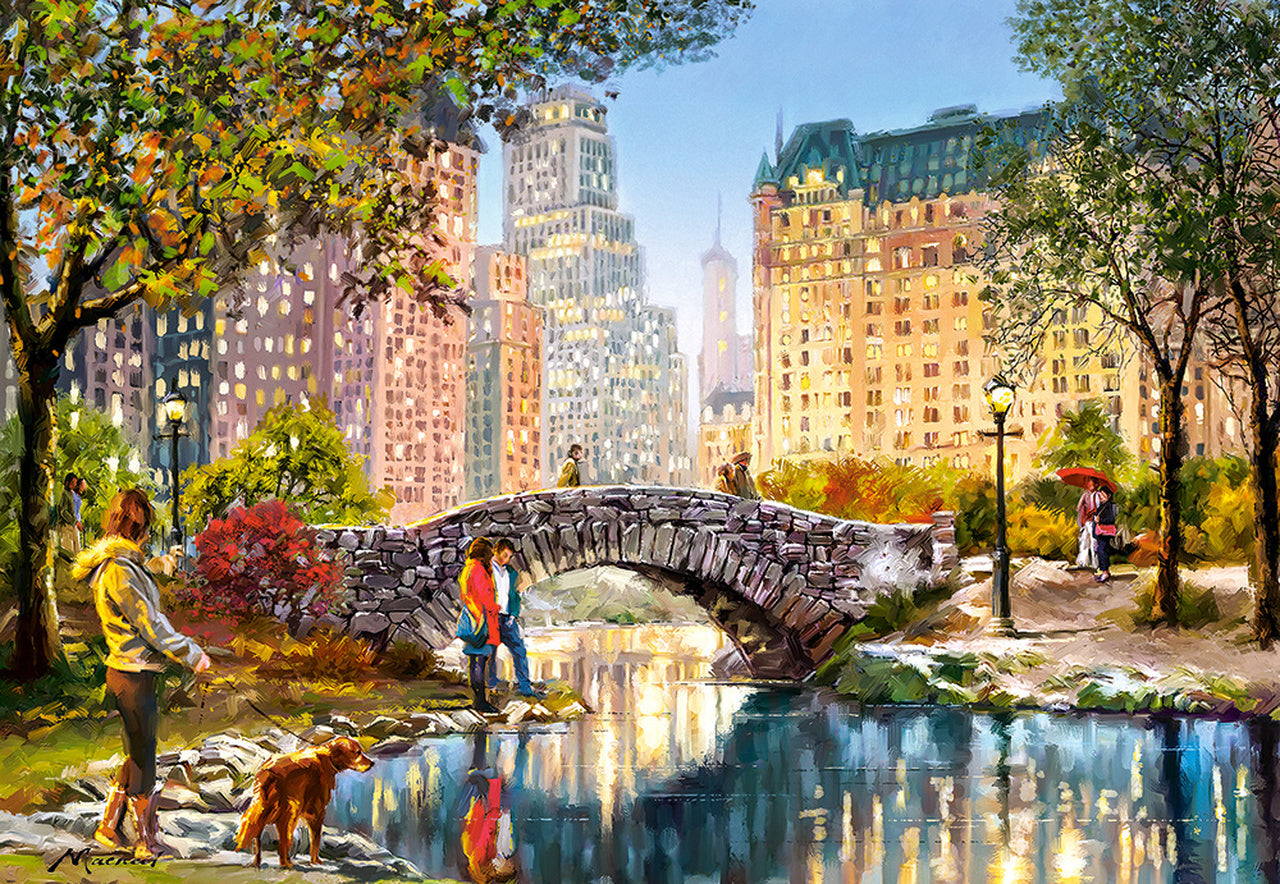Evening Walk Through Central Park