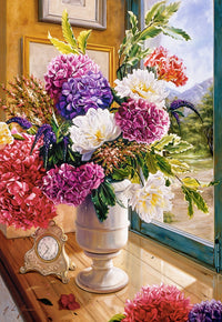 Nature morte avec les hortensias, Robin Anderson