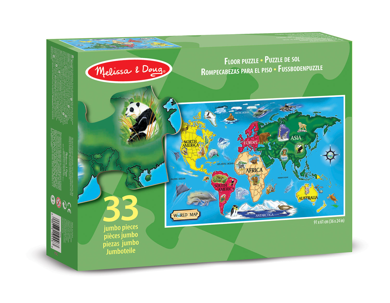 World Map- Floor Puzzle