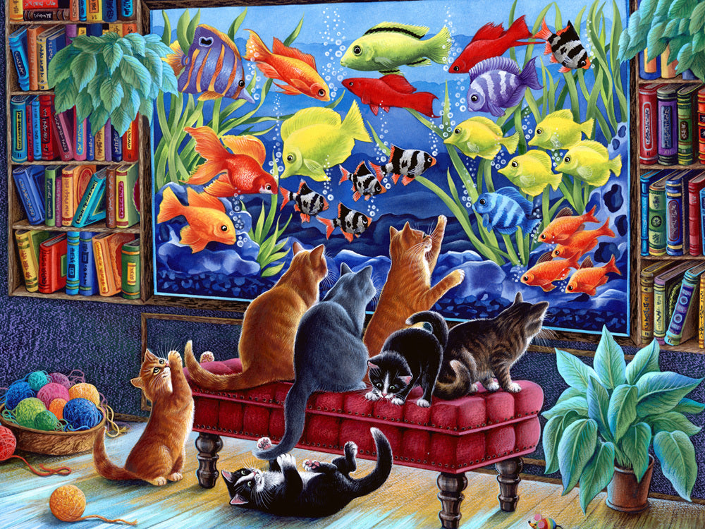 Kittens Fishing, Irina Garmashova-Cawton