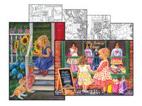 My Sister's Closet + A Summer Kiss, Tricia Reilly-Matthews (2 Puzzles + 4 Coloring Pages)