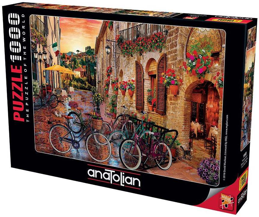 Biking in Tuscany, David Maclean (1000pcs)