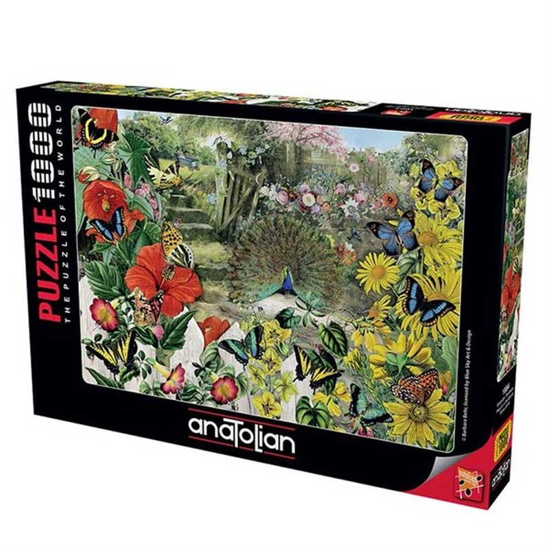 Peacock dans le jardin, Barbara Behr (1000pcs)