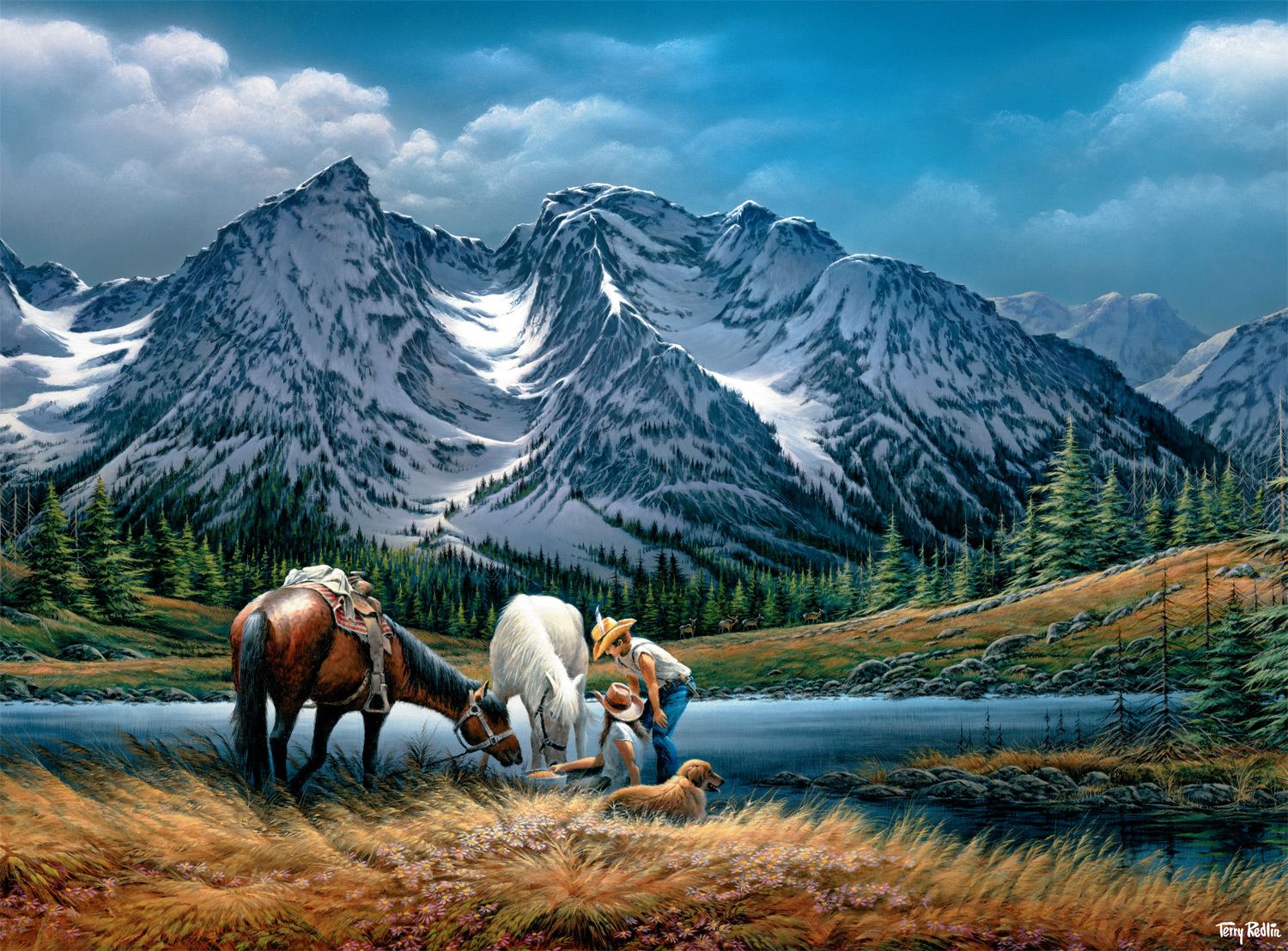 For Purple Mountain Majesties, Terry Redlin