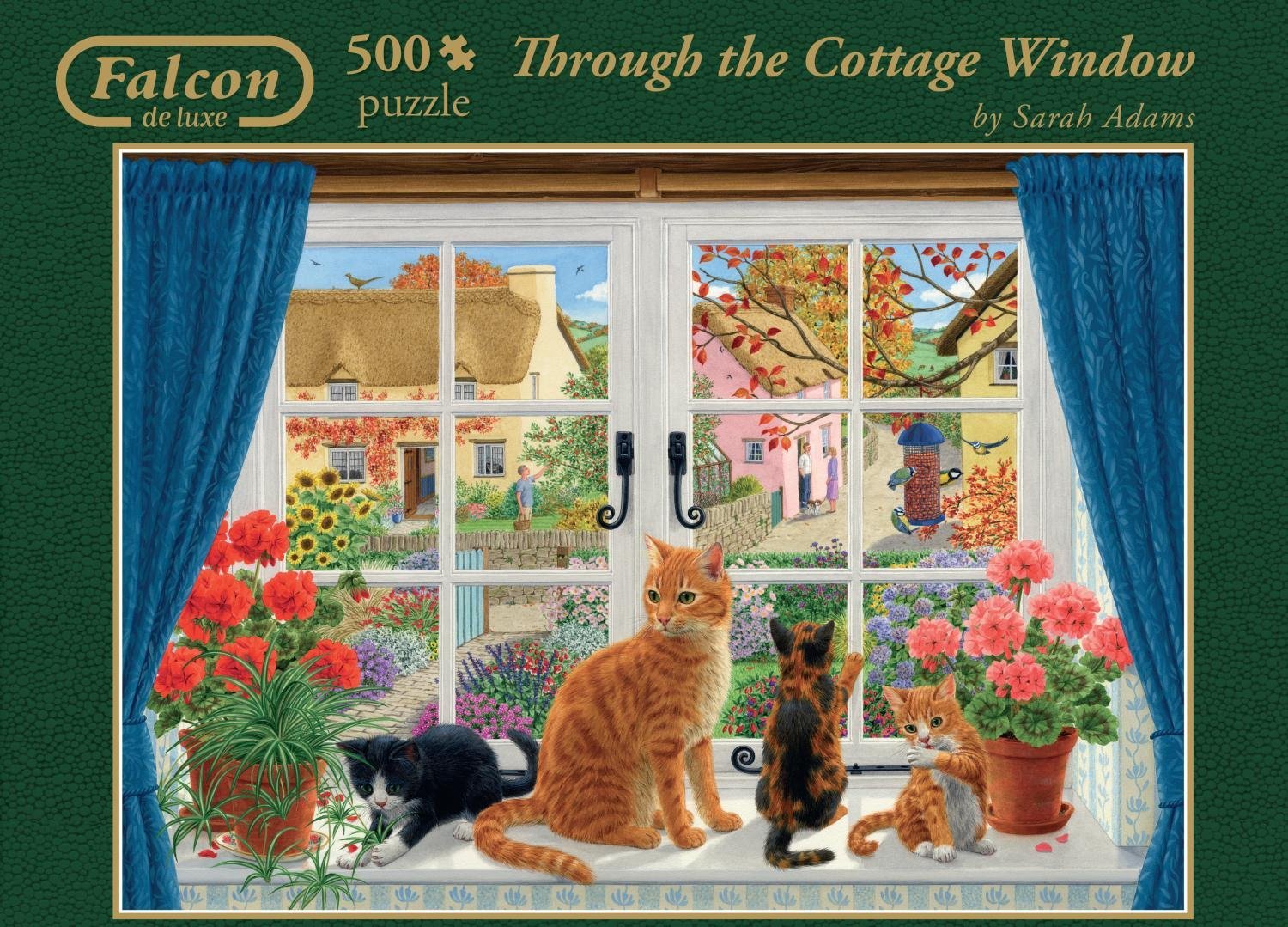 Through the Cottage Window, Sarah Adams