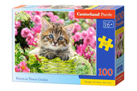 Chaton dans Flower Garden, 100pc