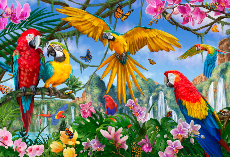 Tropical Birds, Marcello Corti (100pcs)