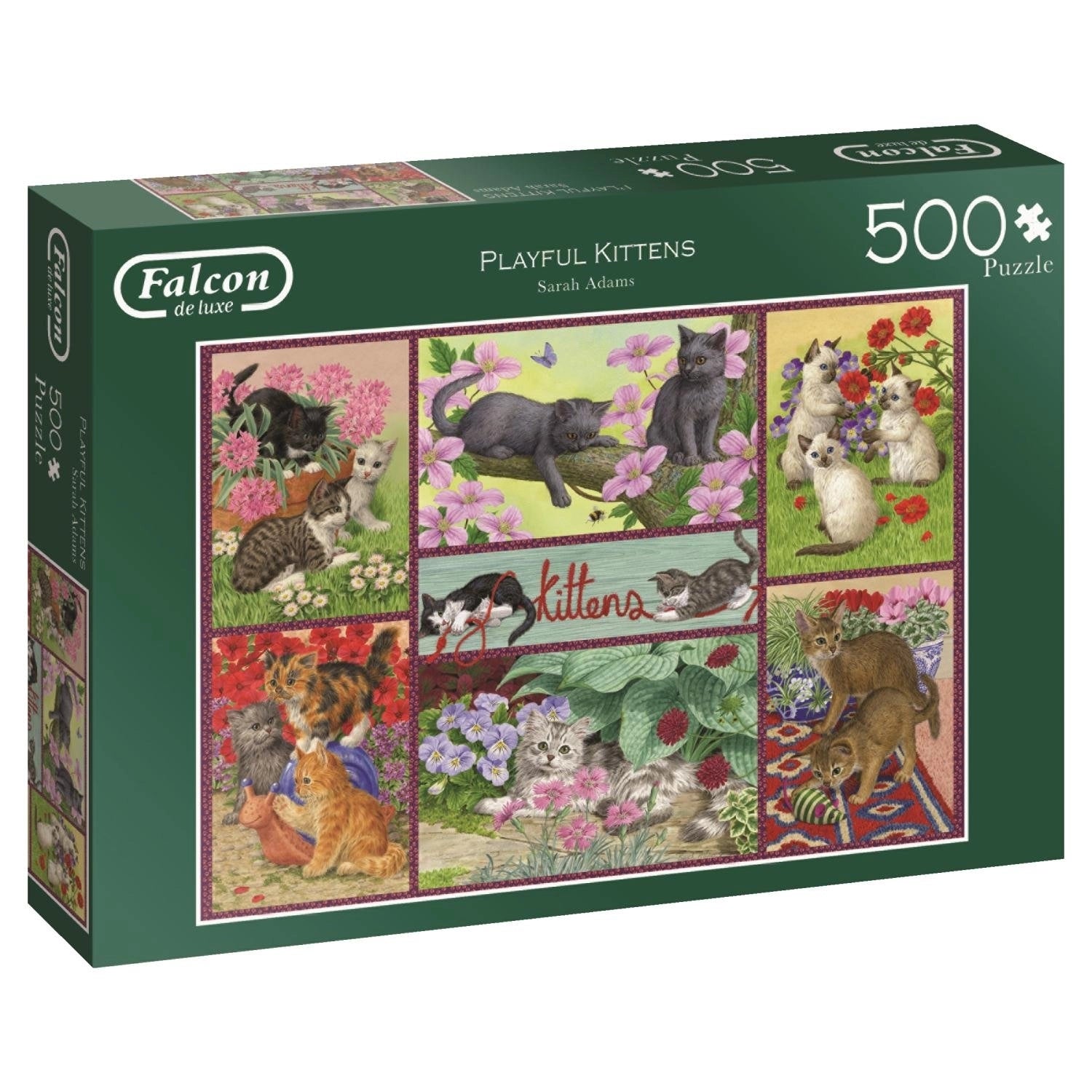 Playful Kittens, Sarah Adams (500pcs)