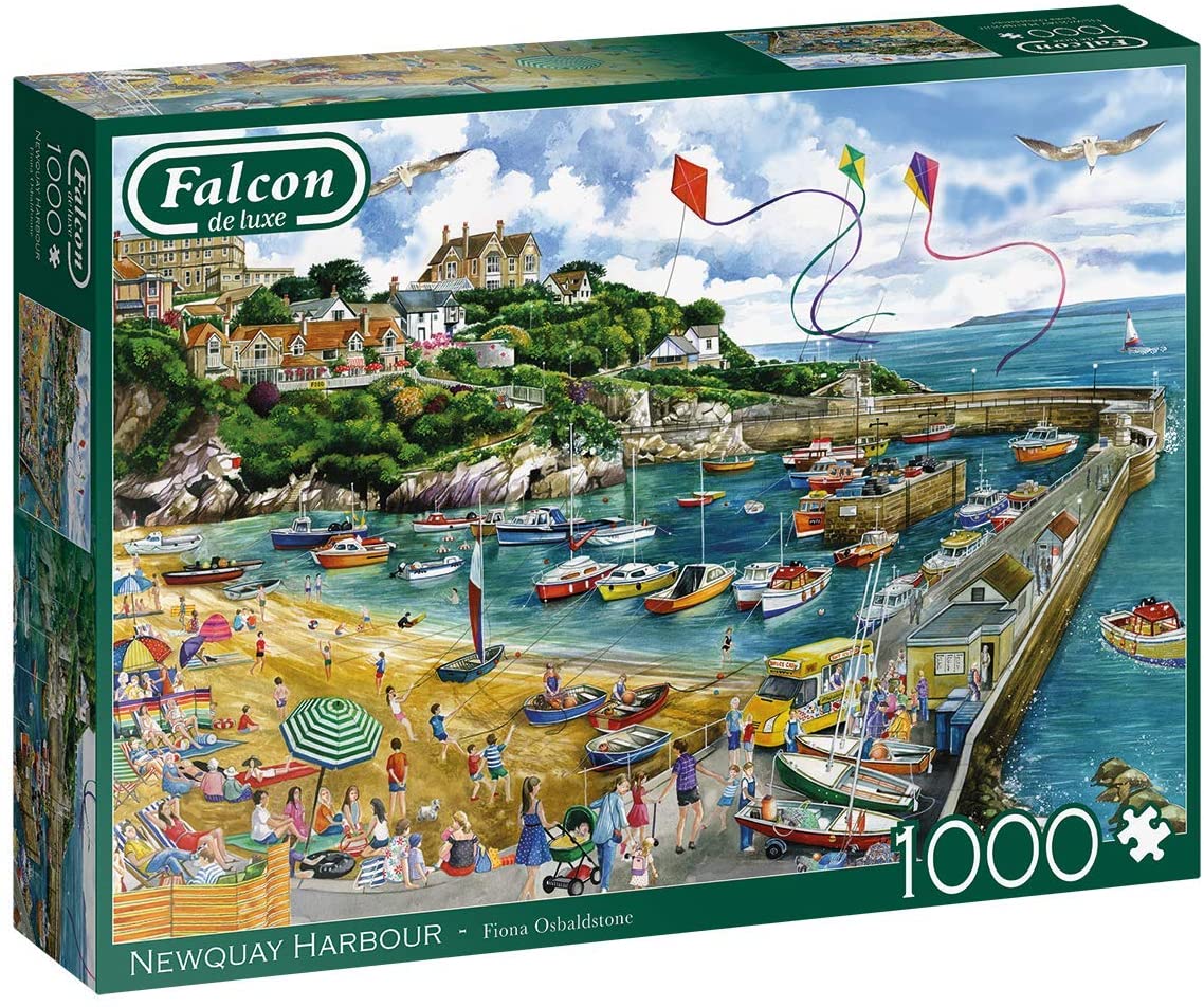 Newquay Harbour, Fiona Osbaldstone (1000pcs)