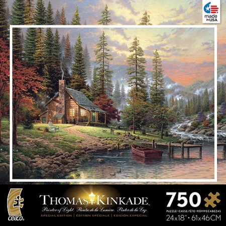 A Peaceful Retreat - Metallic Foil