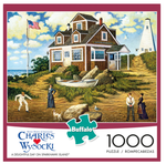 Une journée délicieuse sur l'île Sparkhawk, Charles Wysocki