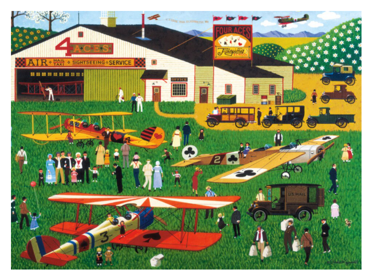 PFG Four Aces Flying School, Charles Wysocki (Usage/Used - PUZZLES FOR GOOD)